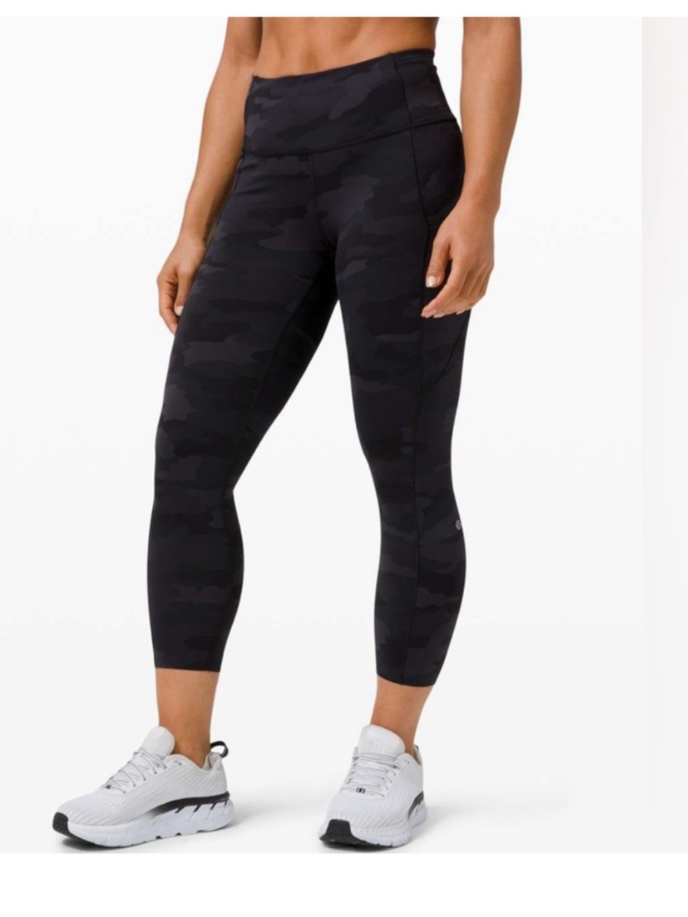 Lululemon Fast and Free High-Rise Crop 23" Leggings *Non-Reflective- Camo